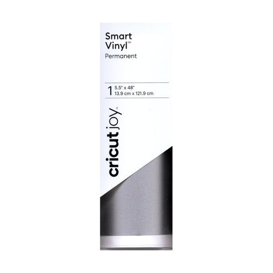 Cricut Joy Smart Vinyl Permanent 5.5" x 48" Glossy Roll - Silver (1 Count) - Dollar Fanatic