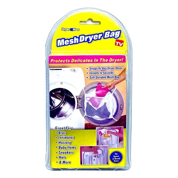 Dryer Max Laundry Mesh Bag (1 Count) Protects Dryers and Specialty Delicates - Dollar Fanatic