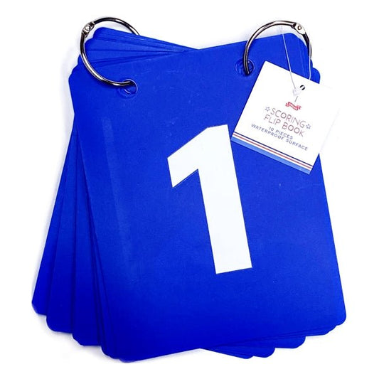 Flip Score Card Set for Scoring and Judging Events (1 - 10 Cards) Waterproof - Dollar Fanatic