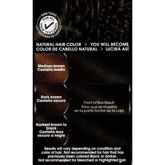 Garnier Olia Oil - Powered Color Permanent Hair Color Kit (3.0 Darkest Brown) Vegan Formula, No Ammonia - Dollar Fanatic