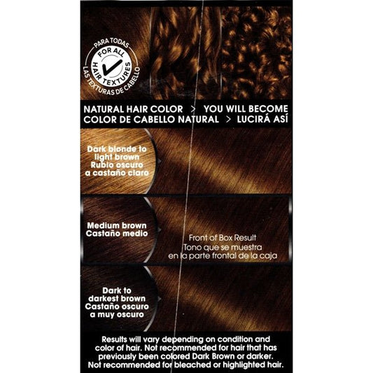 Garnier Olia Oil - Powered Color Permanent Hair Color Kit (5.3 Medium Golden Brown) Vegan Formula, No Ammonia - Dollar Fanatic