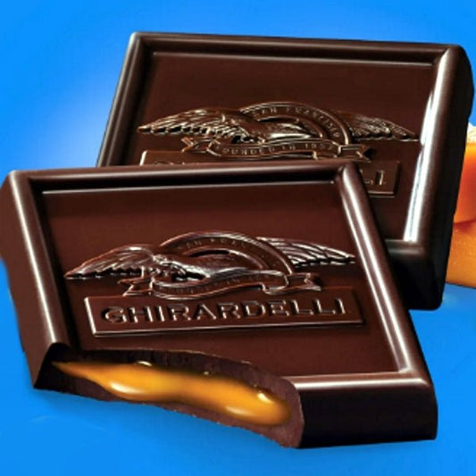 Ghirardelli Chocolate Dark Chocolate Candy Bar - Sea Salt Caramel (2 - Piece Pack) - Dollar Fanatic
