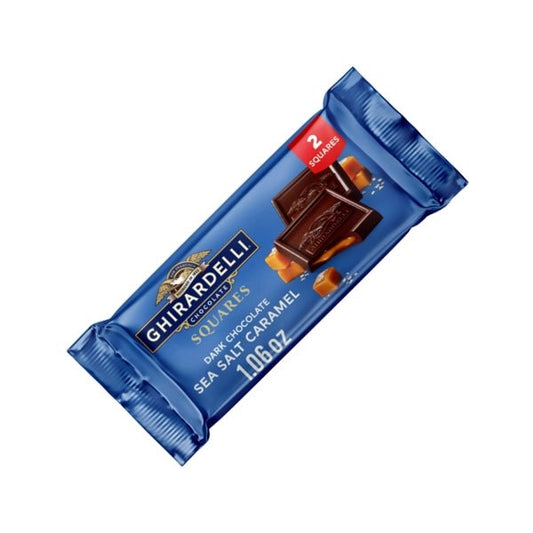 Ghirardelli Chocolate Dark Chocolate Candy Bar - Sea Salt Caramel (2 - Piece Pack) - Dollar Fanatic