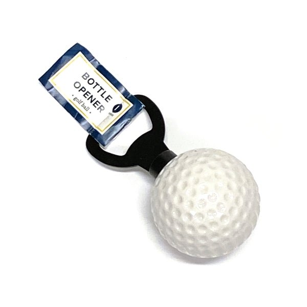 Golf Ball - Shaped Bottle Opener - White (3.75") - Dollar Fanatic