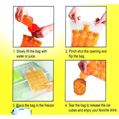 Great Lakes Disposable Ice Cube Tray Bags (10 Pack) - Dollar Fanatic