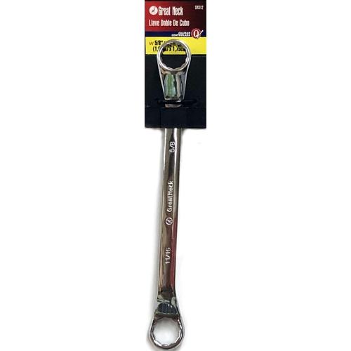 Great Neck 11/16” X 5/8” 12-Point Offset Double Box End Wrench (S4312) Drop Forged - DollarFanatic.com