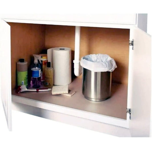 HDX Under Sink Mat Shelf/Drawer Liner - Clear (24" x 48") Can Cut to Any Custom Size - Dollar Fanatic