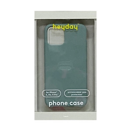 HeyDay iPhone 11 Pro Silicone Phone Case with Antimicrobial Protection - Storm Green (For iPhone 11 Pro) Also Compatible with iPhone X, iPhone XS - Dollar Fanatic