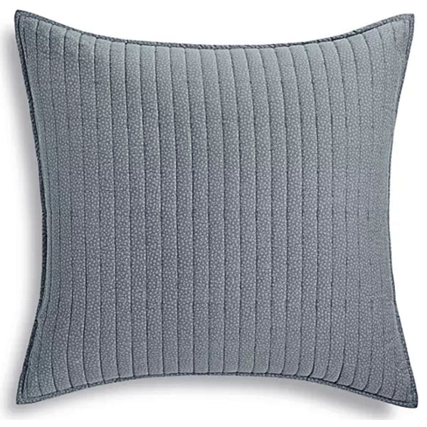 Hotel Collection European Quilted Pillow Sham Case - Stencil/Grey (Fits Pillow Size 26" x 26") - Dollar Fanatic