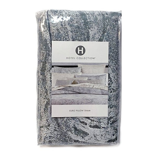 Hotel Collection Malachite Euro Pillow Sham Case - Silver Gray (Fits Pillow Size 26" x 26") - Dollar Fanatic