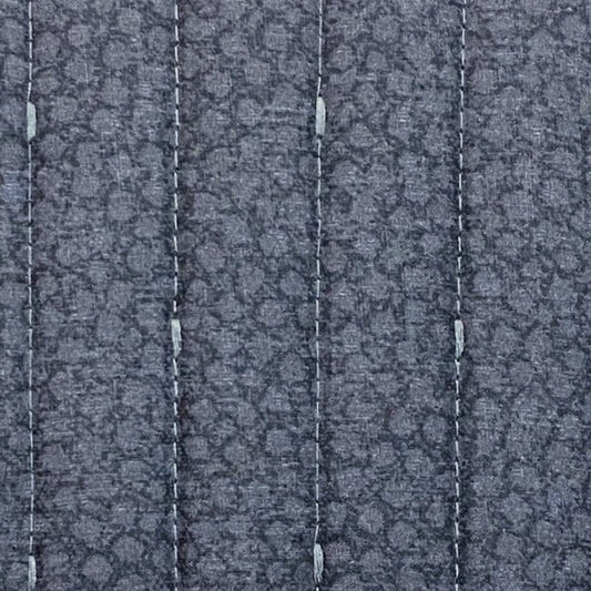 Hotel Collection Stencil King Quilted Pillow Sham Case - Blue Grey (Fits Pillow Size 20" x 36") - Dollar Fanatic