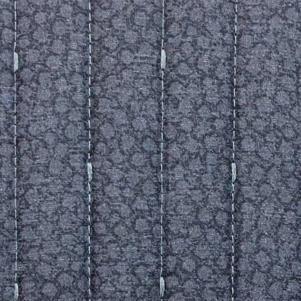 Hotel Collection Stencil King Quilted Pillow Sham Case - Blue Grey (Fits Pillow Size 20" x 36") - Dollar Fanatic