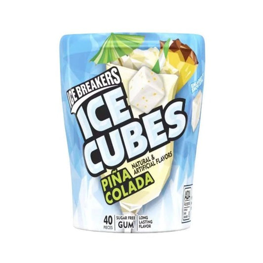 Ice Breakers Ice Cubes Sugar Free Gum - Pina Colada (40 - Piece Pack) - Dollar Fanatic