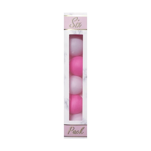 In Motion Sparkling Pong Party Game - Pink/White (6 Count) University of Beer Pong Approved! - DollarFanatic.com