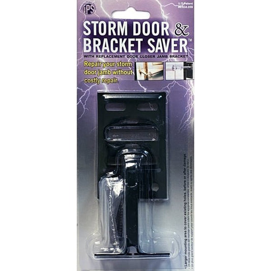 IPS Storm Door & Bracket Saver with Replacement Door Closer Jamb Bracket - Dollar Fanatic