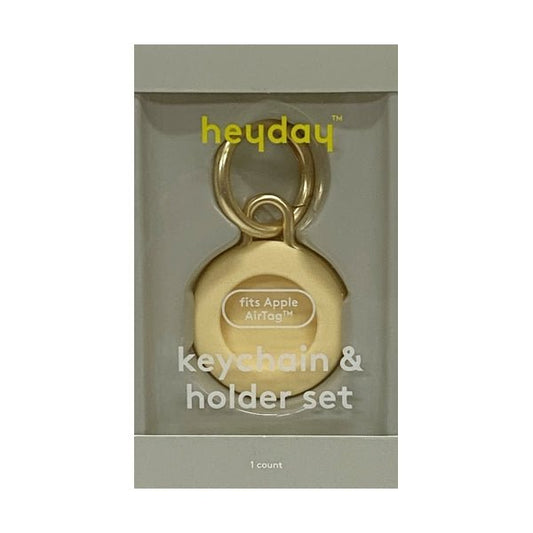 Key Ring Protective Case Holder for AirTag - Mist Yellow (1 Count) - Dollar Fanatic
