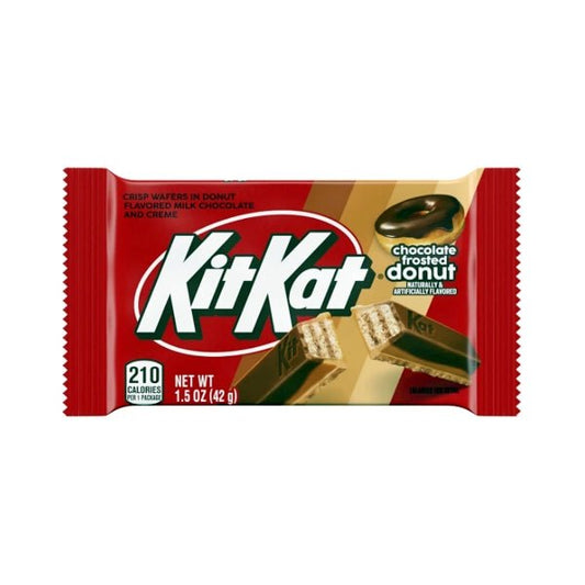Kit Kat Chocolate Frosted Donut Candy Bar (Net Wt. 1.5 oz.) Limited Edition - Dollar Fanatic