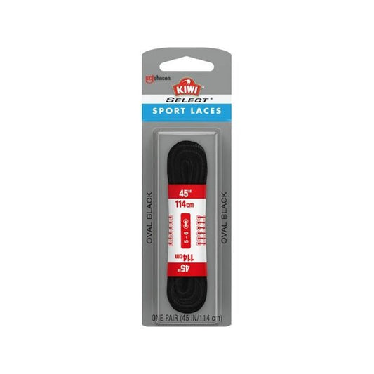 Kiwi Select Sport Oval Shoelaces - 45" (Select Color - Black or White) One Pair Sport Laces - 2 for $5