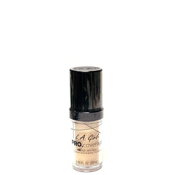 LA Girl Pro.Coverage HD Long Wear Illuminating Liquid Foundation (GLM642 Fair) - DollarFanatic.com