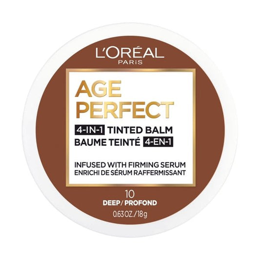 L'Oreal Age Perfect 4 - in - 1 Tinted Balm Foundation Infused with Firming Serum (10 Deep) - 2 for $5