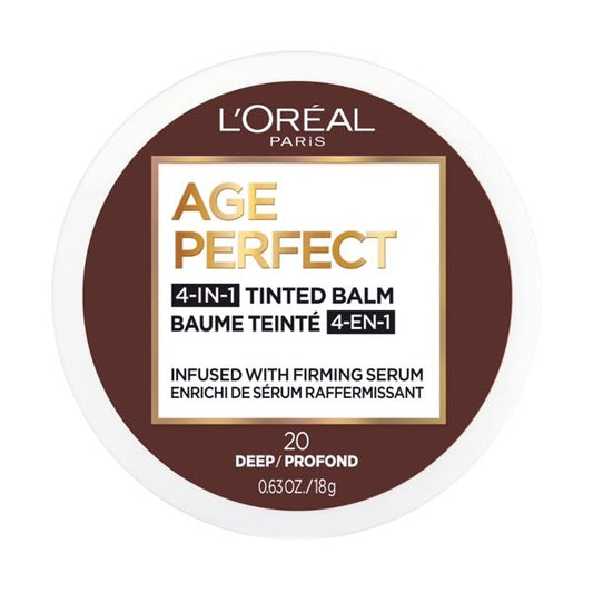L'Oreal Age Perfect 4 - in - 1 Tinted Balm Foundation Infused with Firming Serum (20 Deep) - 2 for $5