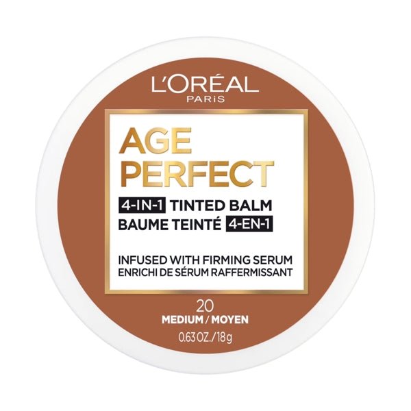 L'Oreal Age Perfect 4 - in - 1 Tinted Balm Foundation Infused with Firming Serum (20 Medium) - 2 for $5