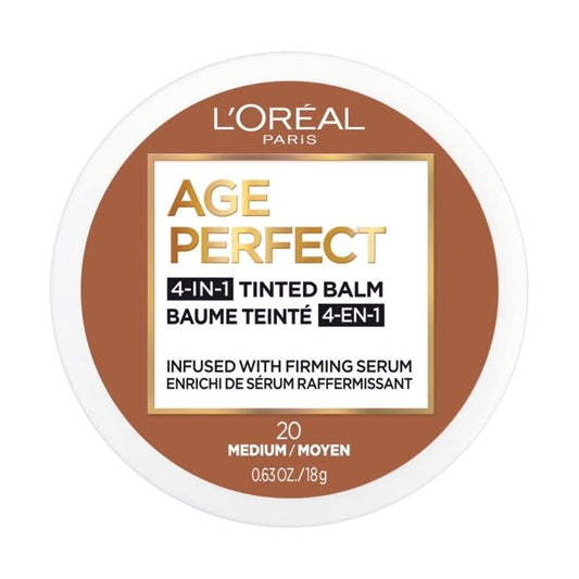 L'Oreal Age Perfect 4 - in - 1 Tinted Balm Foundation Infused with Firming Serum (20 Medium) - 2 for $5