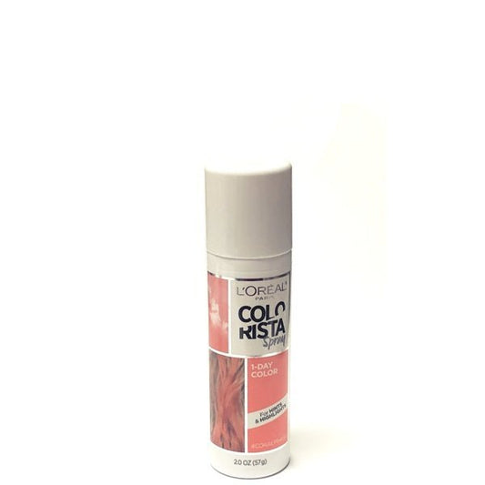 L'Oreal Colorista Hair Spray 1 - Day Hair Color (CoralPink50) For Hints & Highlights - Dollar Fanatic