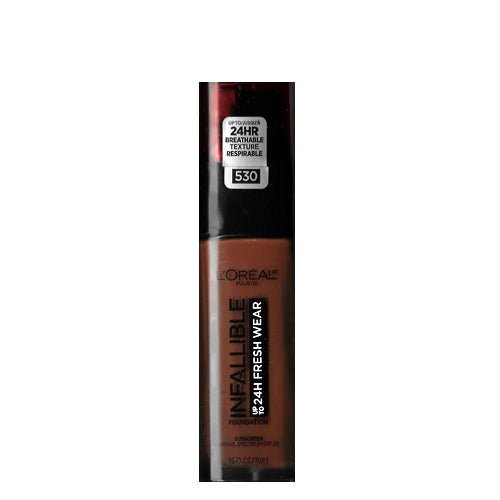 L'Oreal Infallible 24 Hr Fresh Wear Liquid Foundation - SPF 25 ( 530 Deep Amber) - DollarFanatic.com