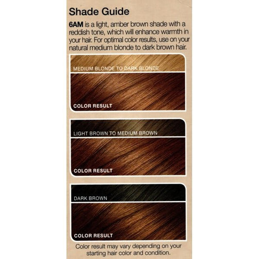 L'Oreal Superior Preference Fade - Defying Color + Shine System Permanent Hair Color Kit (6AM Light Amber Brown) - Dollar Fanatic