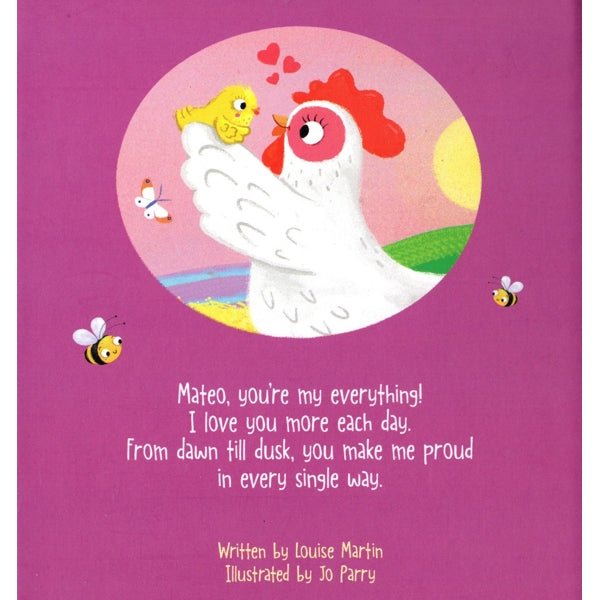 Mateo I Love You, a Bushel and a Peck Personalized Name Picture Book (Hardcover Book) - Dollar Fanatic