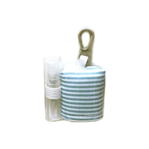 Microfiber Cleaning Cloth with Handy Pouch Keychain (Styles Vary) Includes Attached Empty Spray Bottle - DollarFanatic.com