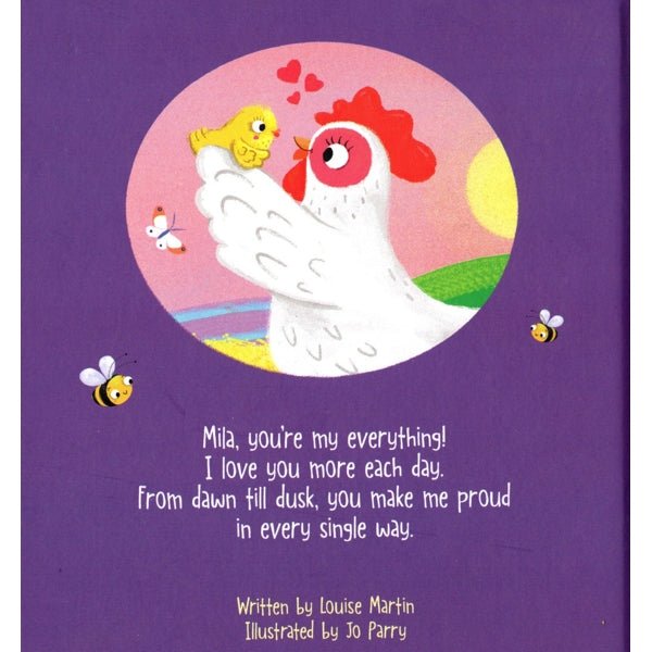 Mila I Love You, a Bushel and a Peck Personalized Name Picture Book (Hardcover Book) - Dollar Fanatic