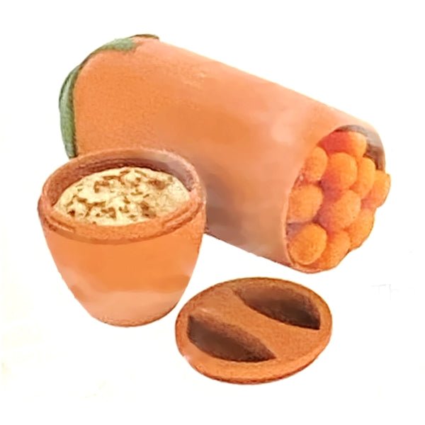 Newclassic All - in - One Snack Storage Container - Orange Carrot (7" x 2.5") Food Safe, Perfect for Snack and Dip On - the - Go - Dollar Fanatic
