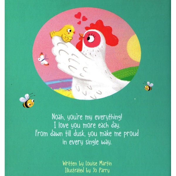 Noah I Love You, a Bushel and a Peck Personalized Name Picture Book (Hardcover Book) - Dollar Fanatic