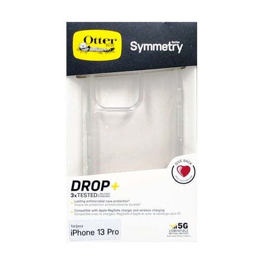 OtterBox iPhone 13 Pro Symmetry Series Antimicrobial Protective Phone Case - Clear (77 - 83490) Fits iPhone 13 Pro - Dollar Fanatic