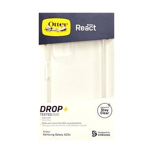 OtterBox Samsung Galaxy A03s React Series Protective Phone Case - Clear (77 - 92264) - Dollar Fanatic