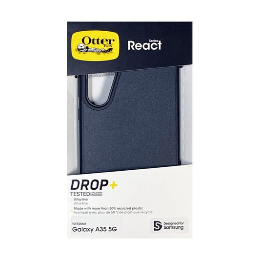 OtterBox Samsung Galaxy A35 5G React Series Protective Phone Case - Matte Black (77 - 95781) - Dollar Fanatic