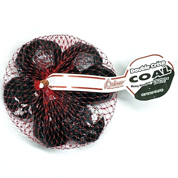 Palmer Double Crisp Chocolate Lumps Of Coal Pack - Black (Net wt. 2.7 oz.) - Dollar Fanatic