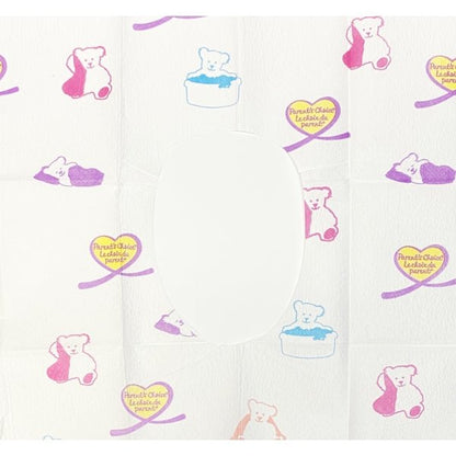 Parent's Choice Leakproof Disposable Hygienic Potty Protector Covers - Teddy Bears (4 Pack) Toilet Seat Covers with 3 Protective Layers - Dollar Fanatic