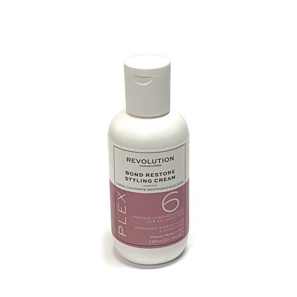 Revolution Bond Plex Restore Hair Styling Cream 6 (Net 3.38 fl. oz.) Vegan, For All Hair Types - Dollar Fanatic