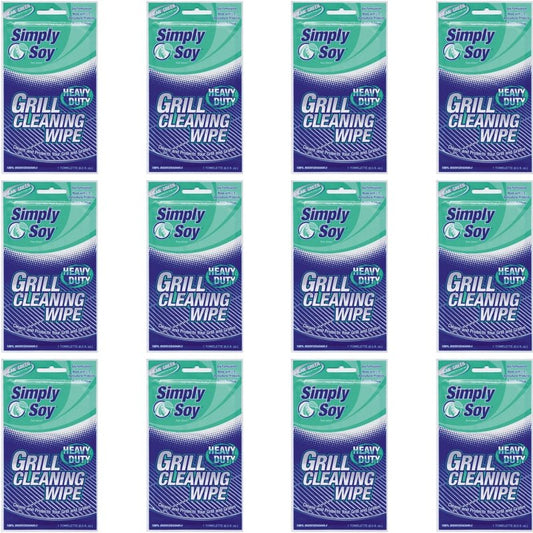 Simply Soy Pure Green Heavy Duty Grill Cleaning Wipe (1 Pack) - Dollar Fanatic