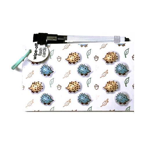 So-Mine Wipe Off 2-Sided Flash Cards with Dry Erase Marker/Eraser - 3" x 5" (40 Pack) Select Cover - DollarFanatic.com