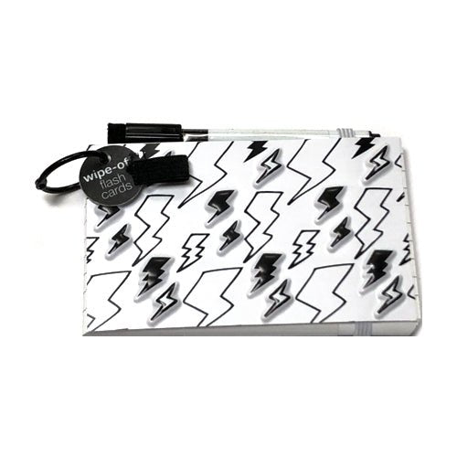 So - Mine Wipe Off 2 - Sided Flash Cards with Dry Erase Marker/Eraser - 3" x 5" (40 Pack) Select Cover Design - Dollar Fanatic