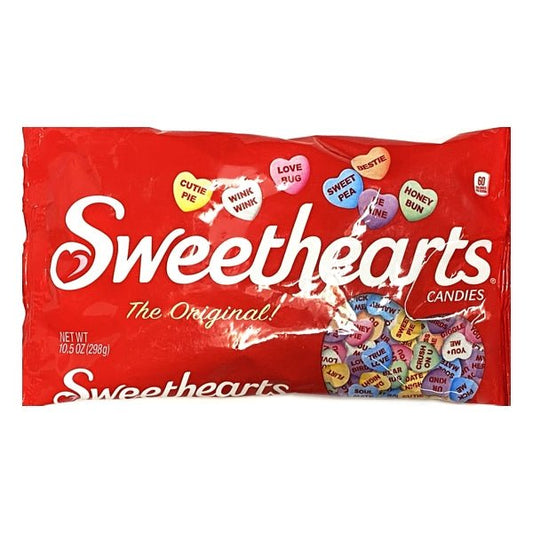 Spangler Sweethearts Candies - Assorted Flavors (Net wt. 10.5 oz.) Peanut Free - Dollar Fanatic