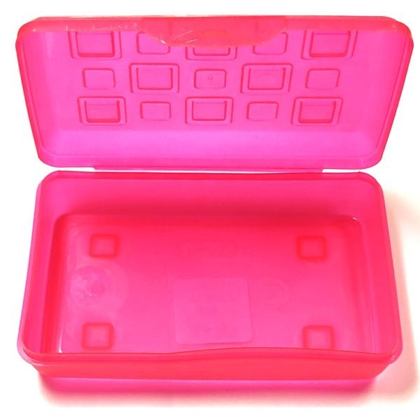 Sterilite Translucent Storage Case - Select Color (8" x 5" x 2") Perfect for School Supplies, Electronic Accessories, Makeup, and more! - Dollar Fanatic