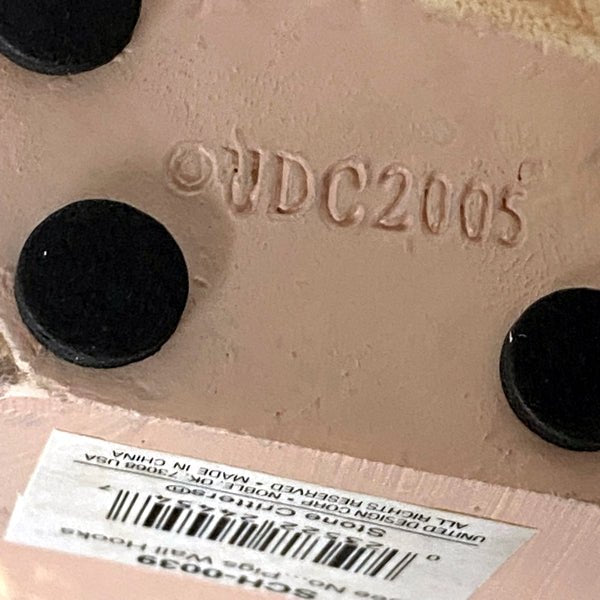 Stone Critters See No Evil/Hear No Evil/Speak No Evil Pigs Wall Hooks - SCH - 0039 (3 - Piece Set) - Dollar Fanatic