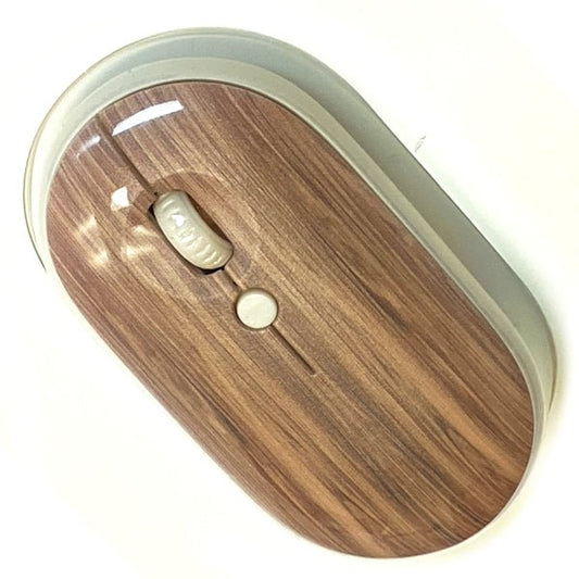 Vivitar Wireless Mouse with USB - A Wireless Receiver (Woodgrain) Compatible with Mac and Windows OS - Dollar Fanatic