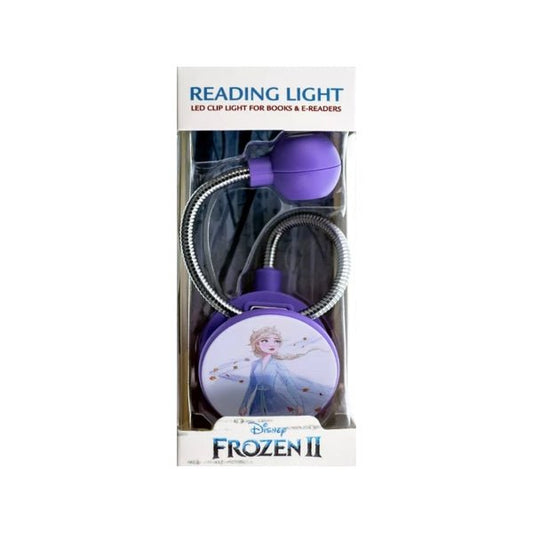 WithIt LED Reading Book Light Clip - Frozen Elsa/Purple (Battery Powered) Clip Light for Books and E - Readers - Dollar Fanatic