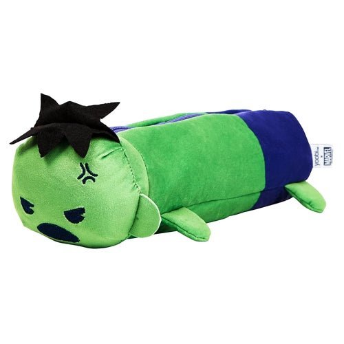 Yoobi Incredible Hulk 3-D Plush Microfiber Zipper Pouch (8.5" x 3.5") - Dollar Fanatic